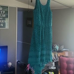 Sequin Hearts Jade dress